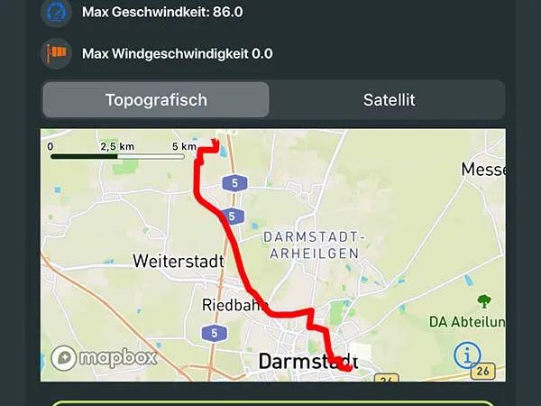 Neues Release 1.15 | Vario One zeigt GPX Track auf Karte an