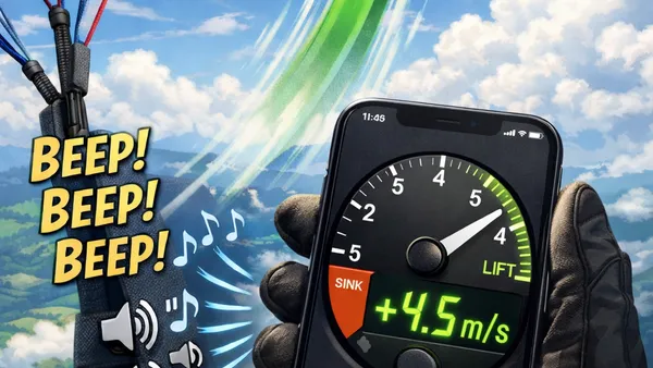 Neues Release 5.0 | Verzögerungsfreies Variometer – Gyrosensor trifft Barometer