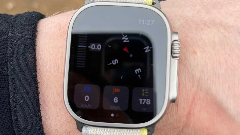 Paragliding mit Apple Watch Ultra