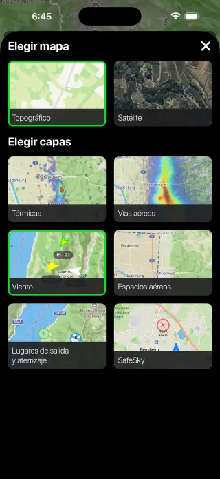 Mapas y espacios aéreos 1